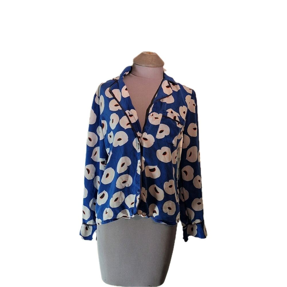 Olivia Palermo Chelsea size s button up light blouse